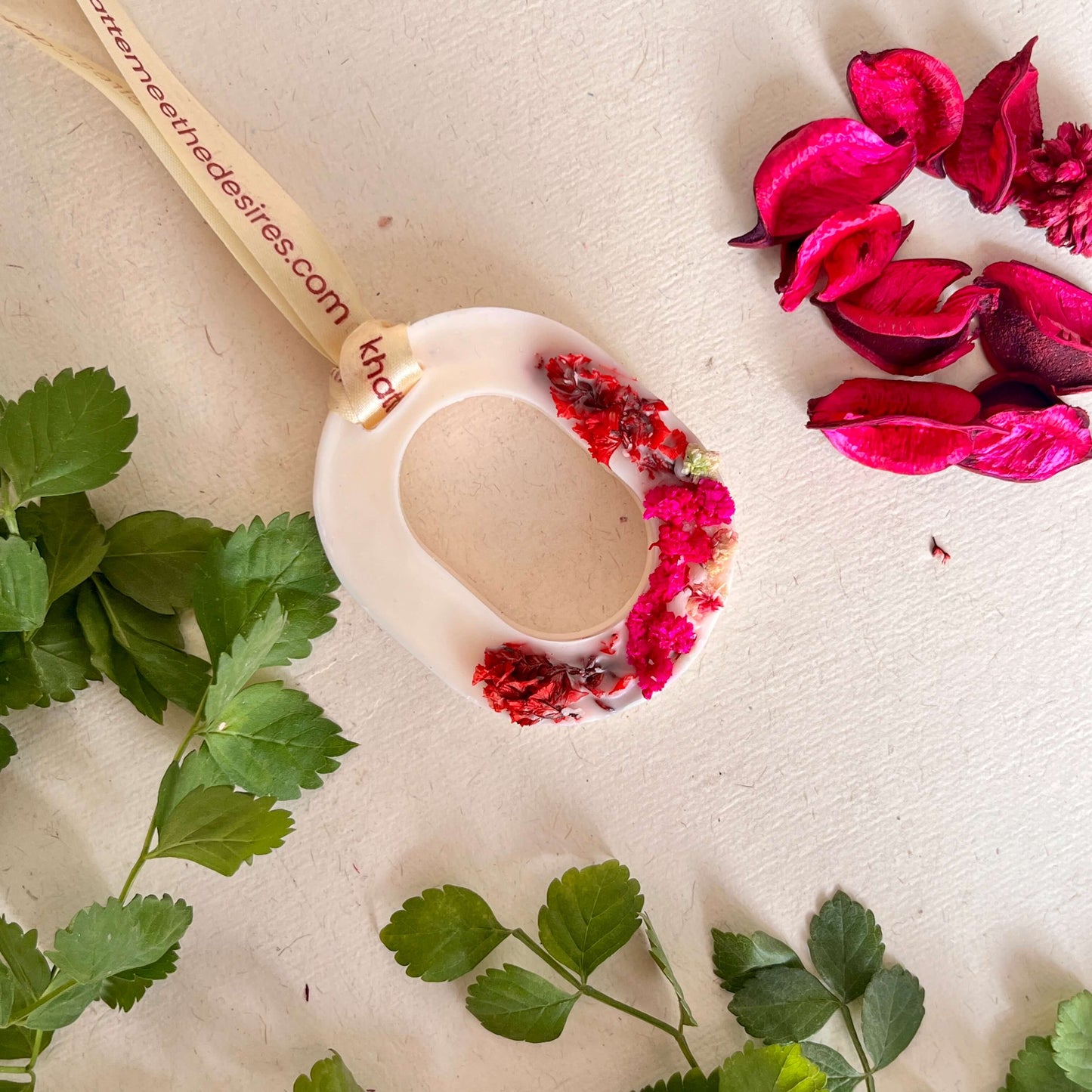 Aromatic Bouquet - Peach Rose Wax Sachet