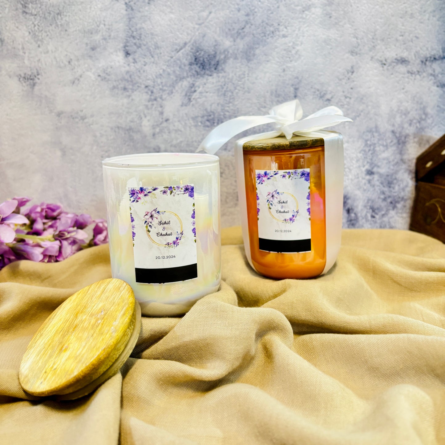 Amphora wedding candles