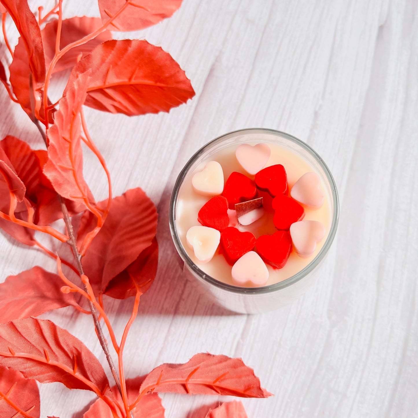 Little Hearts Candle – a sweet, heart-themed candle perfect for gifting and romantic décor