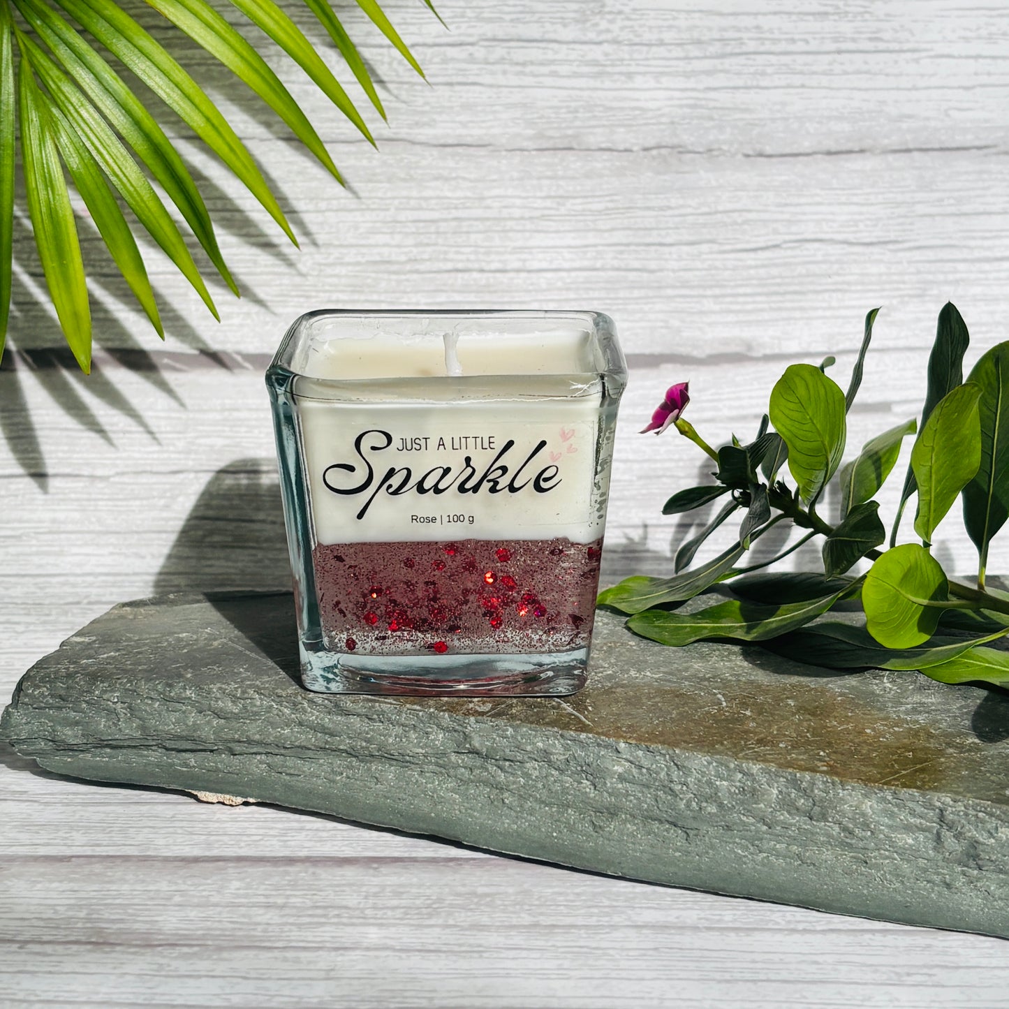Shimmering Sparkle Candle – a perfect accent for festive décor and special occasions