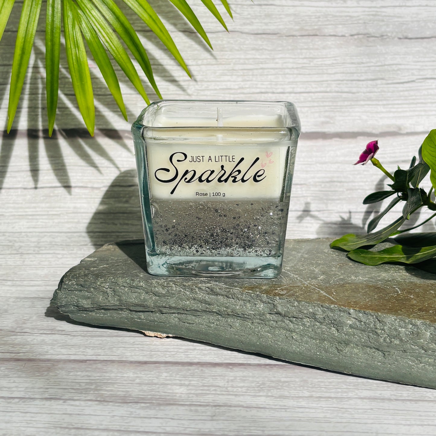 Shimmering Sparkle Candle – a perfect accent for festive décor and special occasions