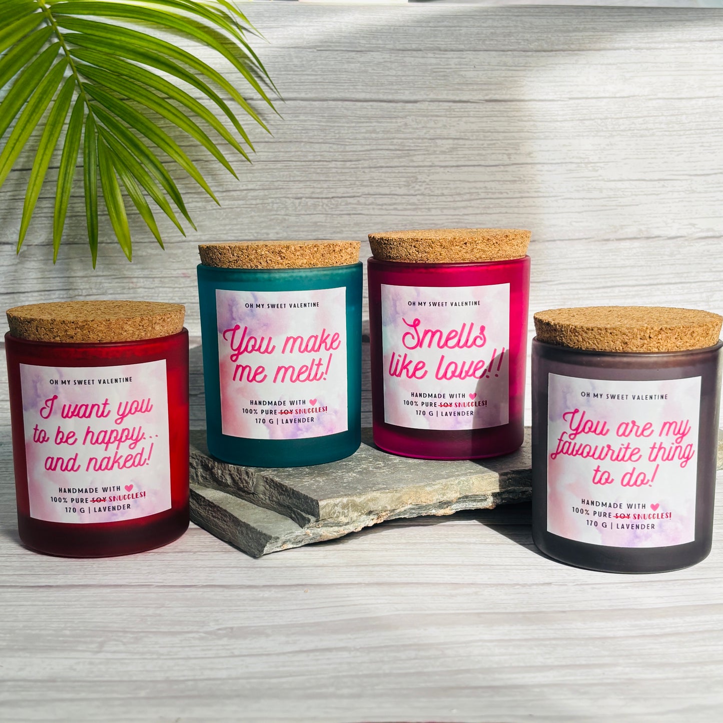 Romantic set of candle gift sets designed to create magical, love-filled moments