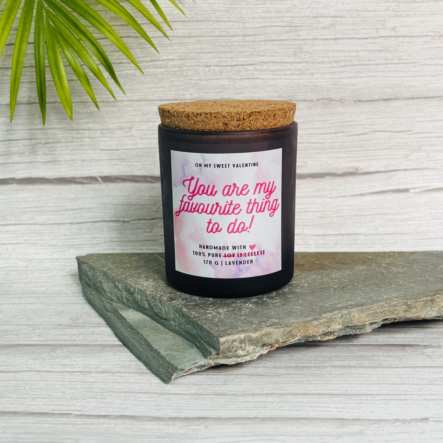 A heartfelt Oh My Sweet Valentine Candle, perfect for celebrating love and affection