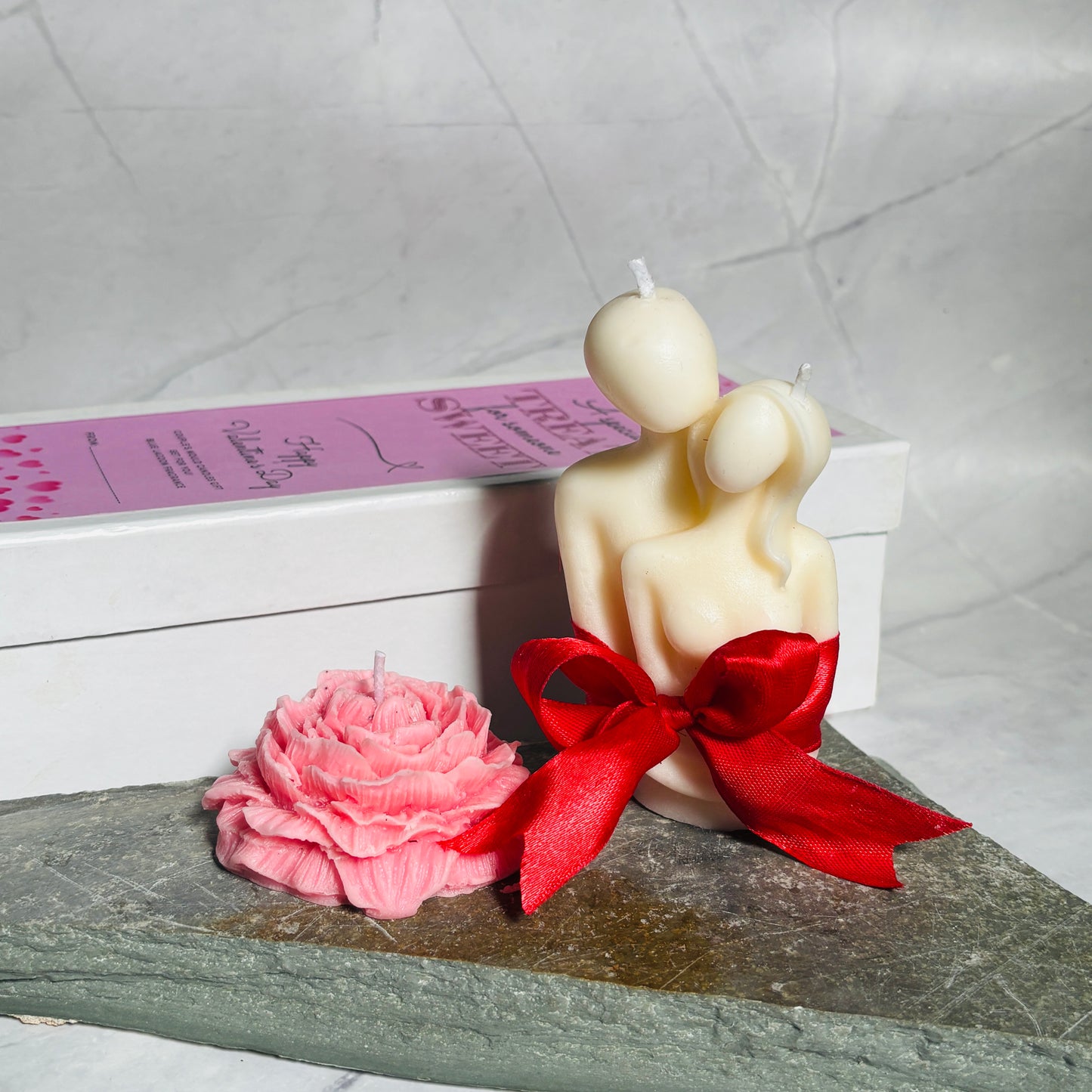 A delightful Special Treat Mould Candles Gift Box with beautifully crafted candles for any occasion.