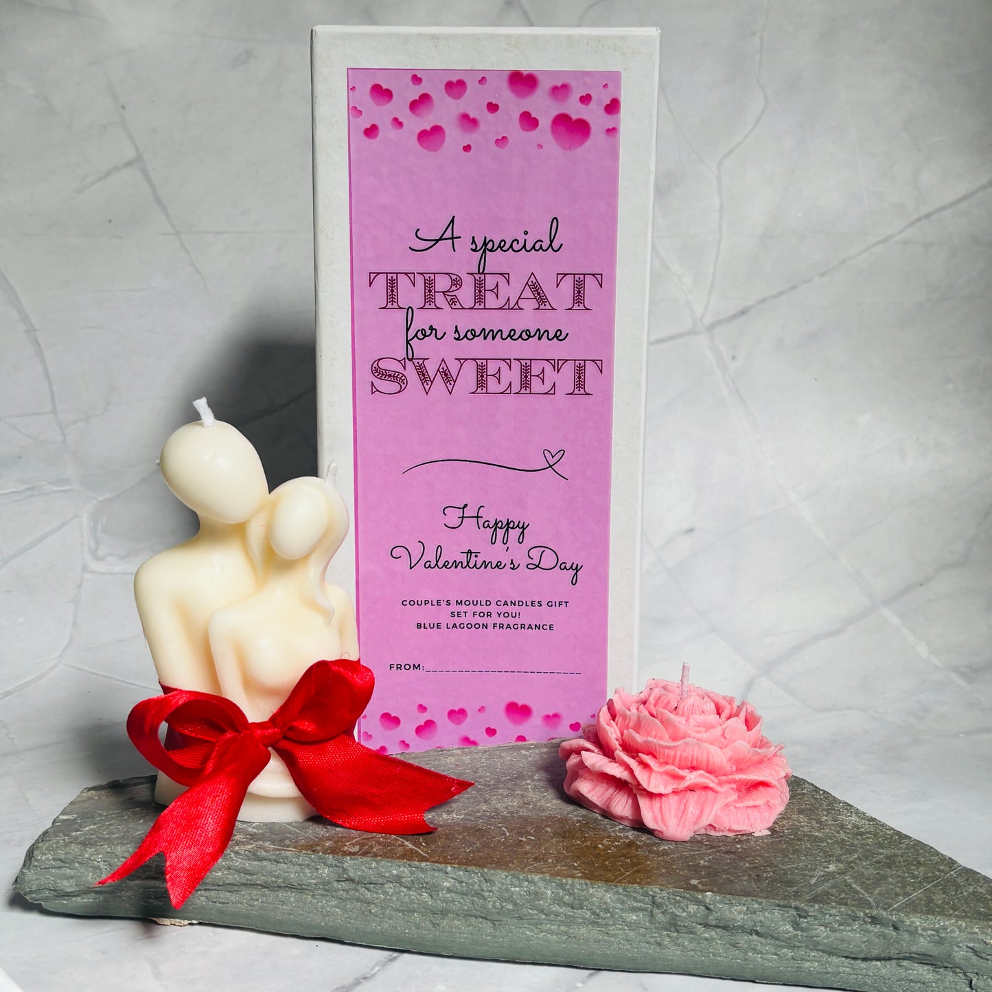 A charming Special Treat Mould Candles Gift Box, crafted for celebrations and warm memories