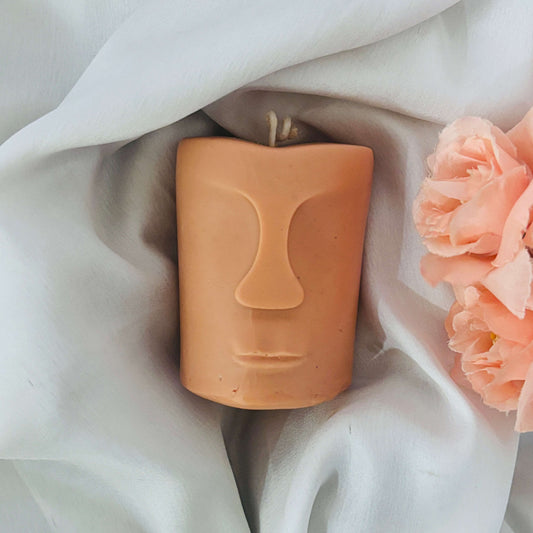 Hand-poured soy wax Buddha Serenity Candle for meditation, relaxation, and spiritual ambiance