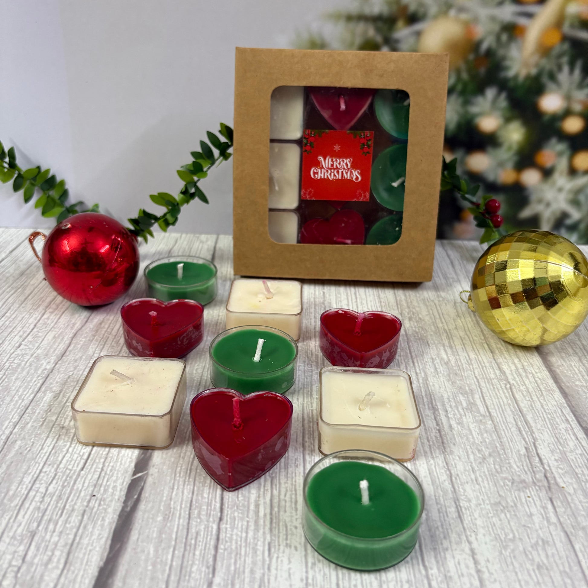 Holy Night Tea-Light Set – Elegant Christmas Décor