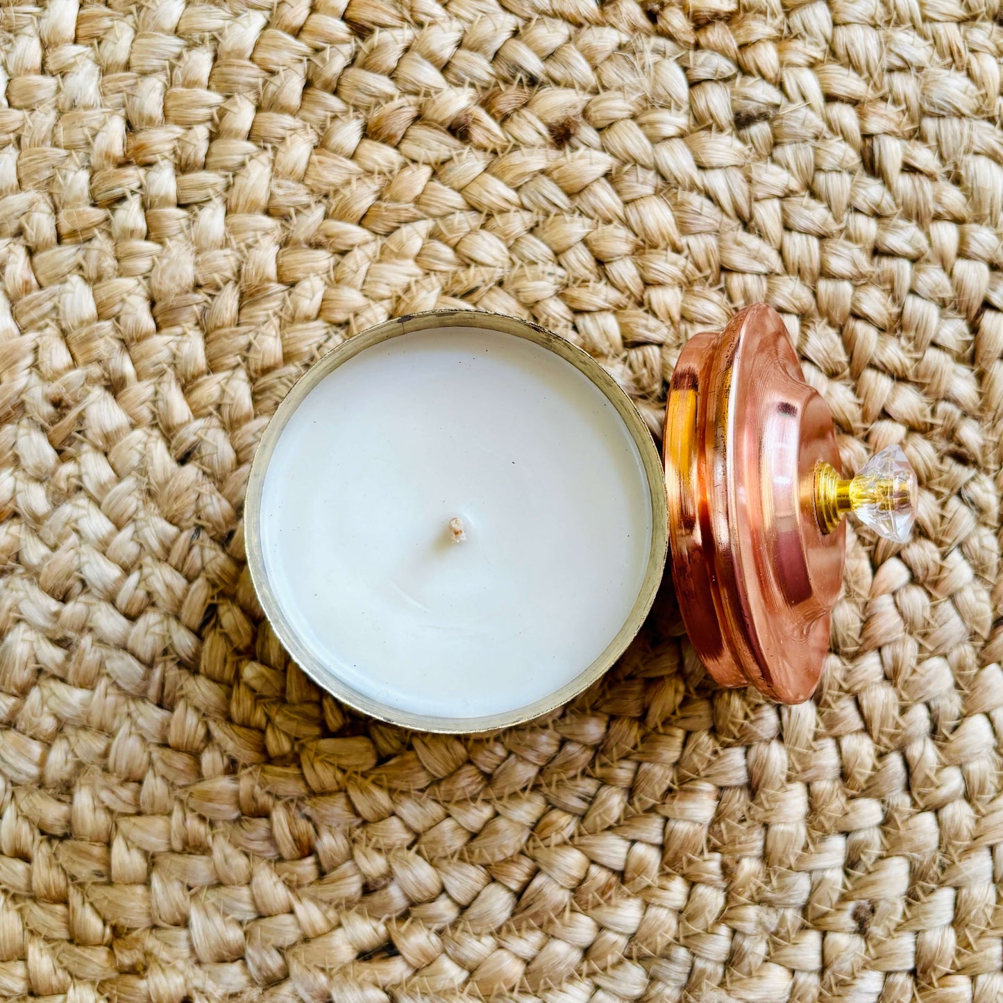 Ujiyaara Candle with a soft, radiant glow and soothing aroma, crafted to bring warmth and tranquility to any space