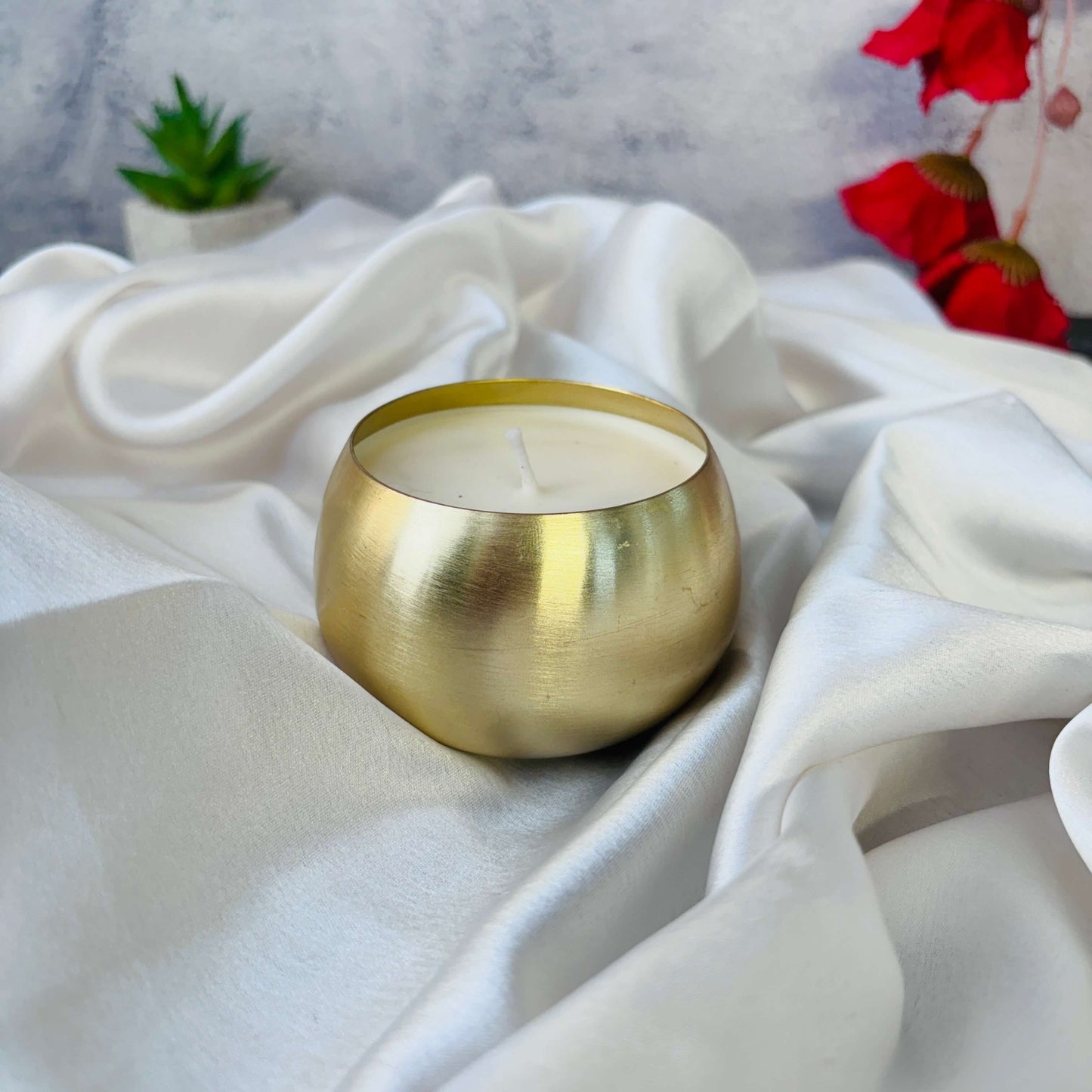 Kansora Candle with a rich, earthy aroma and elegant design, crafted to create a warm and serene ambiance in any space