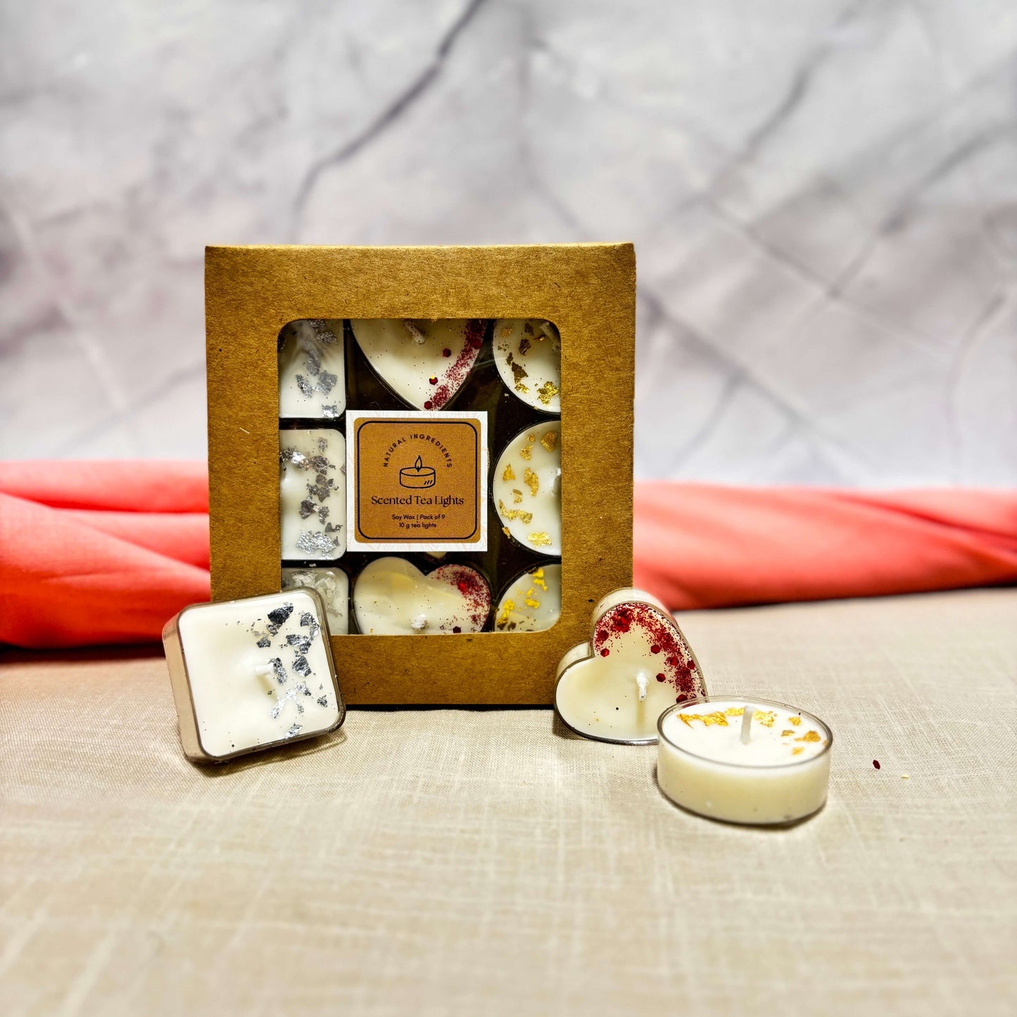 Scented Acrylic T-Lights Mixed Fragrances
