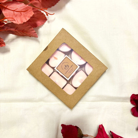 Scented Acrylic T-Lights Peach Fragrance