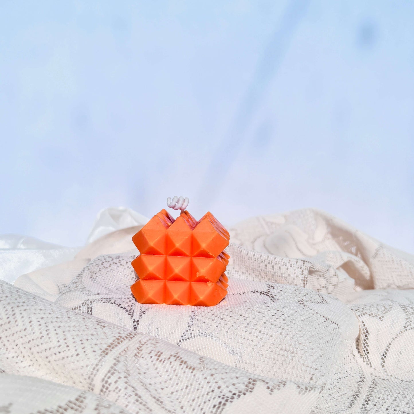 Aesthetic crystal bubble candle for home styling
