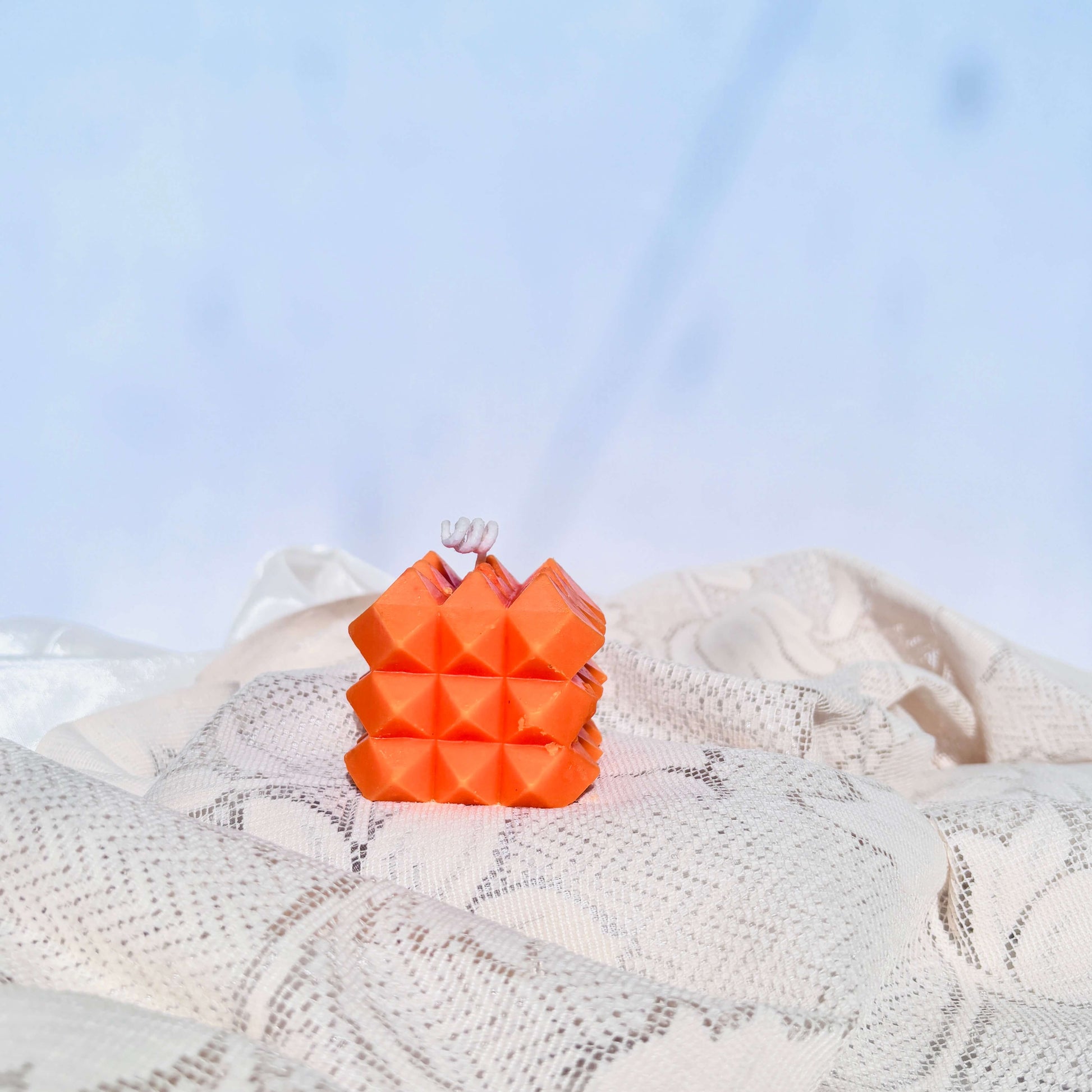 Aesthetic crystal bubble candle for home styling