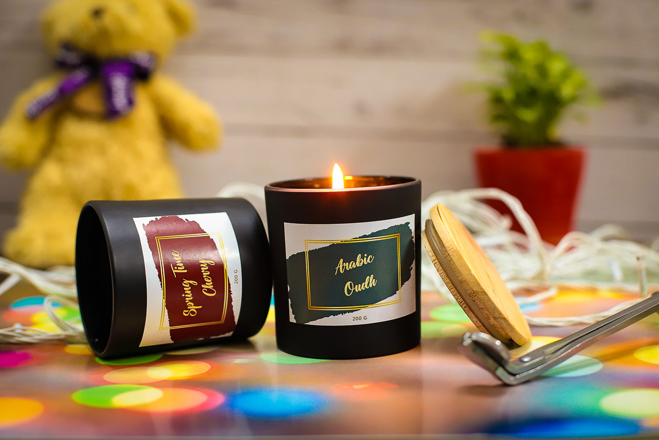 Midnight Flame Candles