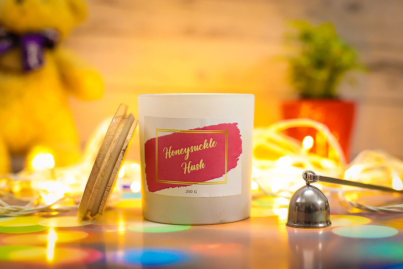 A beautifully designed Snow White Candle, perfect for meditation and relaxation