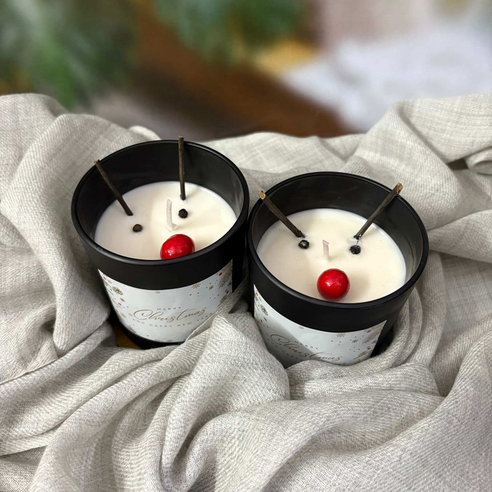 Reindeer Rush Candle – Cheerful Décor for Christmas Vibes