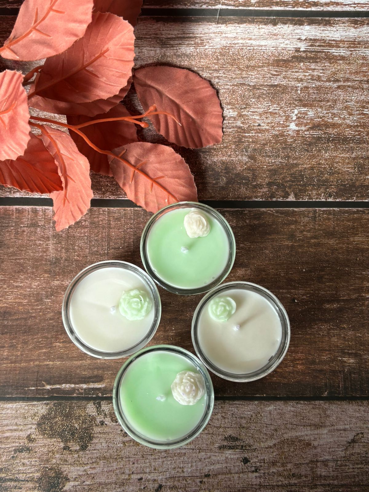 Adorable baby shower tea light candles