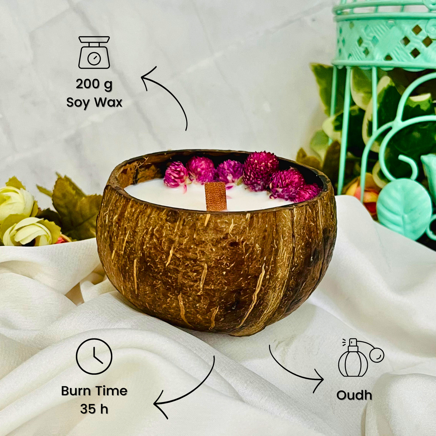 Coco Lume Coconut Shell Candle