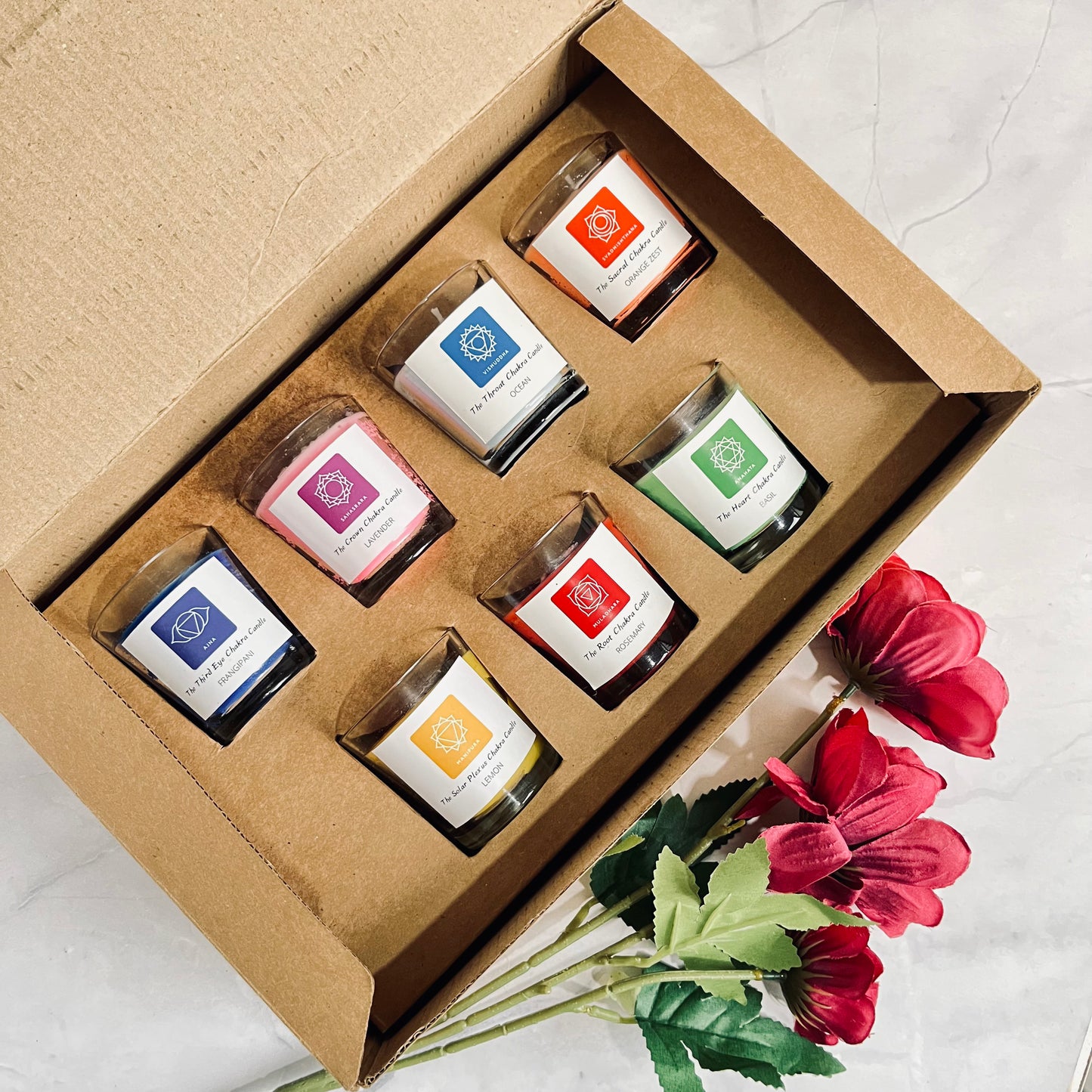 7 Chakra Candles Box