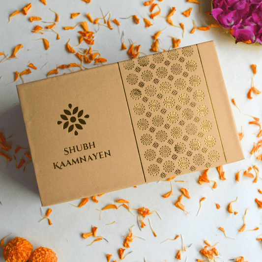 Shubh Kaamnayein Laxmi Ganesh Gift Box of 2 Candles