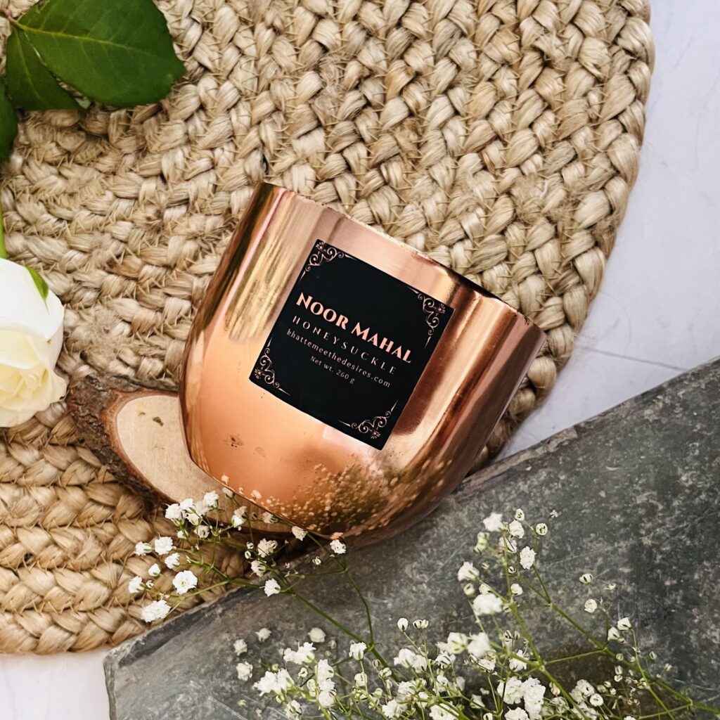 Noor Mahal Candles - Honeysuckle