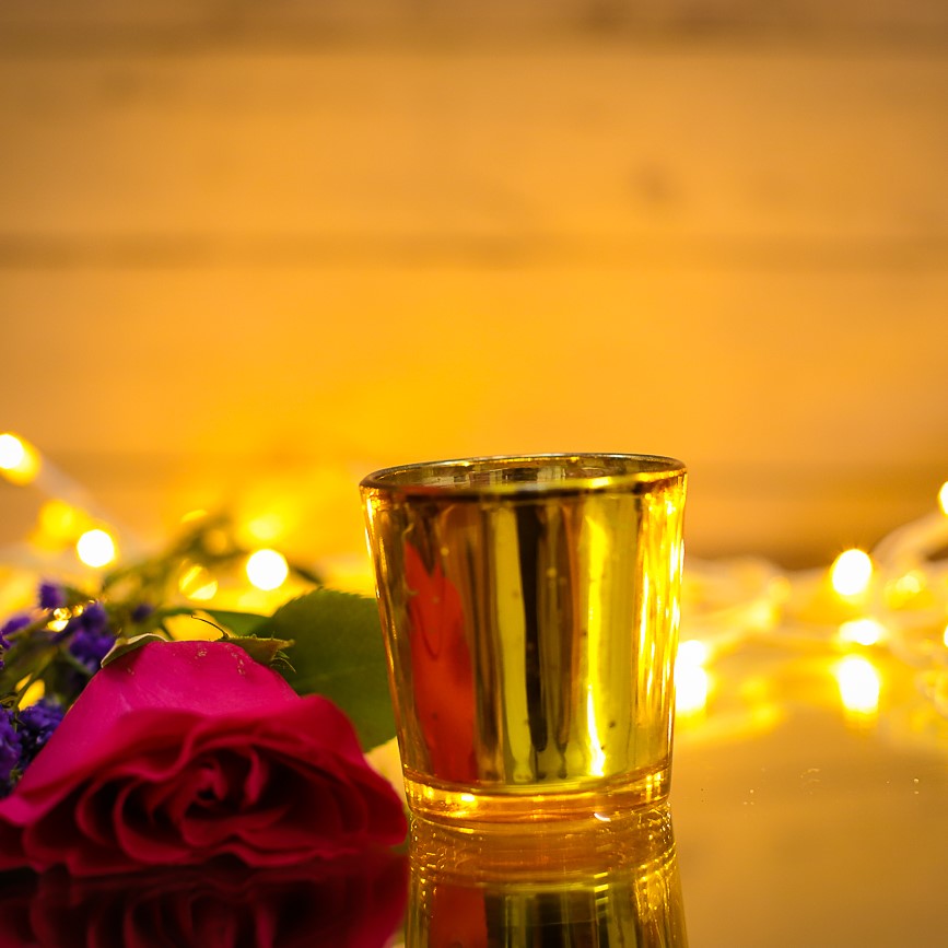 Votive Shot Mercury Candles