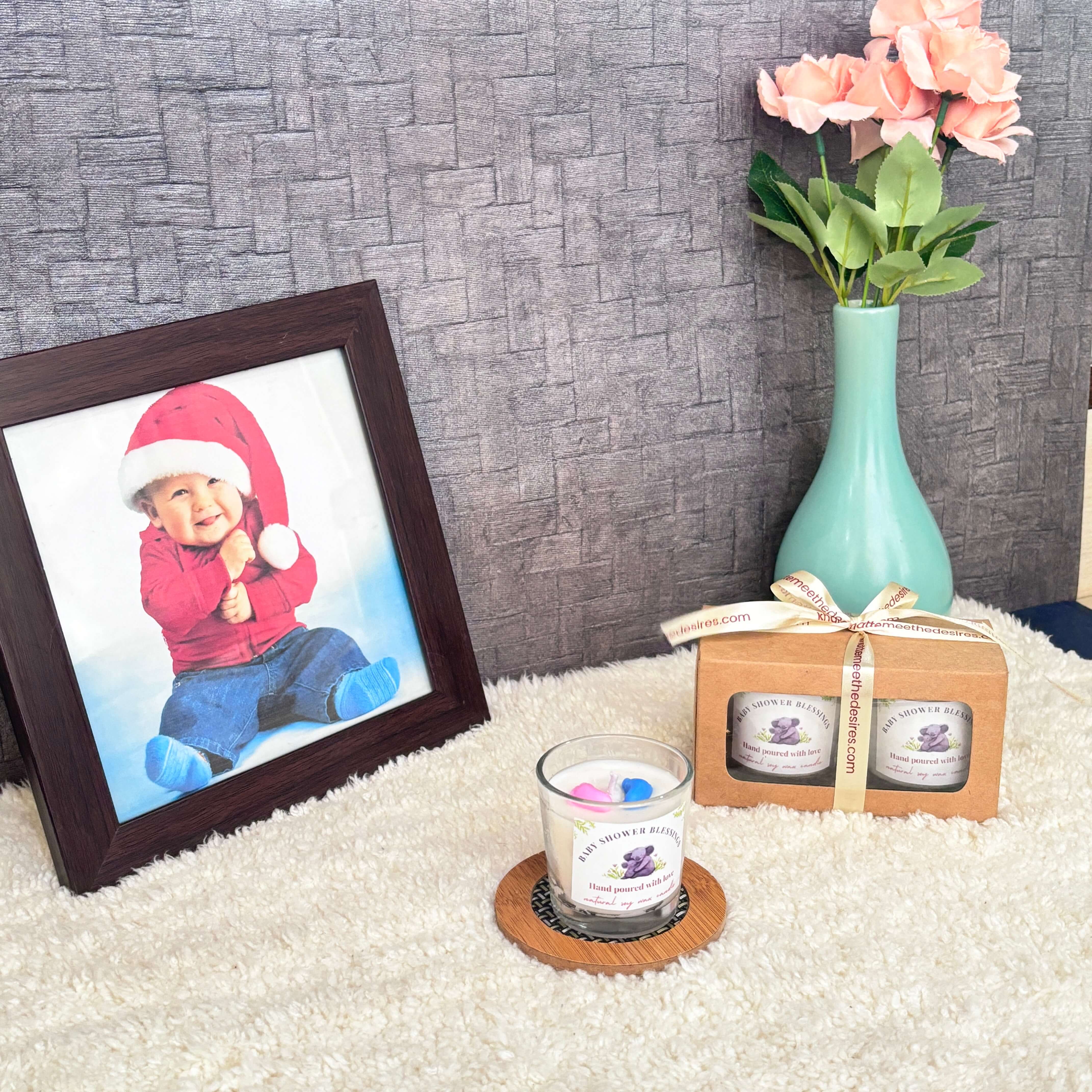 Baby Shower Votive Box Of 2